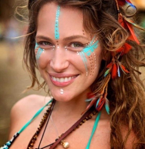 aztec-tribal-face-paint